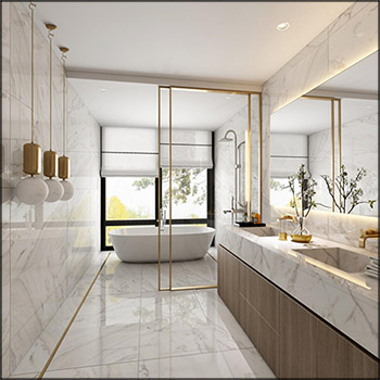 现代风格浴室卫生间素材之家精选3D模型