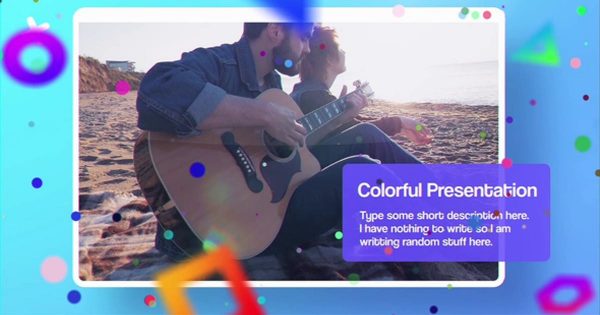 多彩幻灯片视频开场素材库精选AE模板 Colorful Presentation