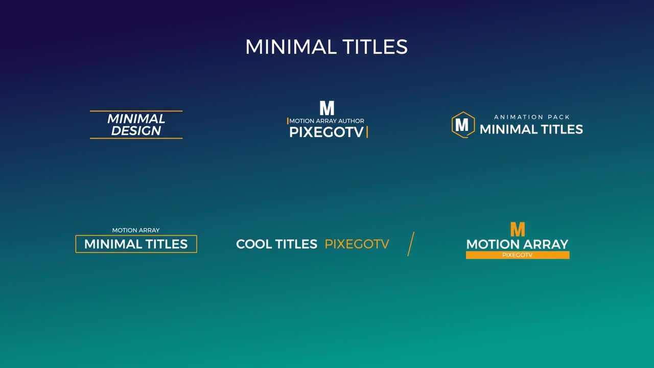 运动体育精彩标题动画素材库精选AE模板