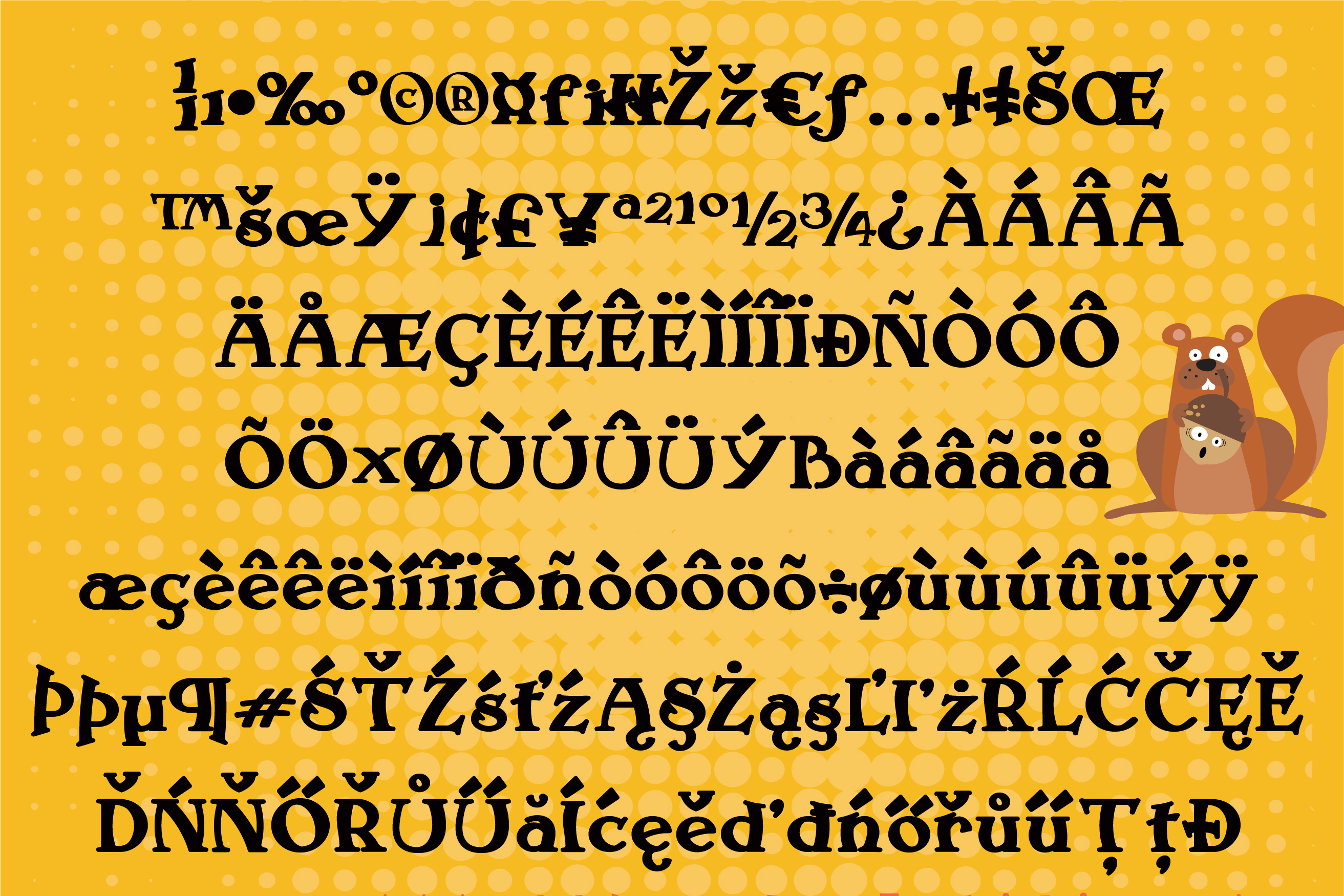 ZP Go Nuts Regular Font插图3