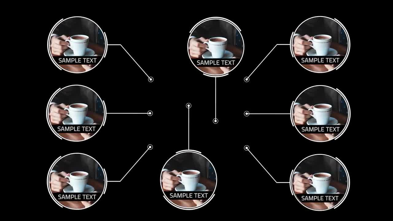 8个标题设计素材库精选pr模板