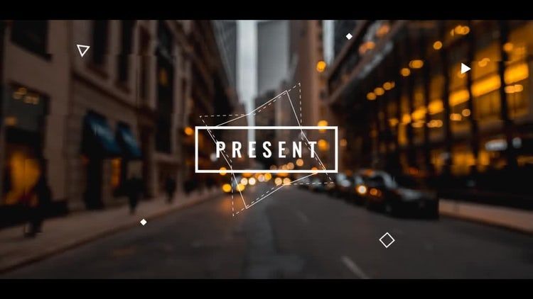 14个酷炫的过渡动态文本效果素材库精选AE模板