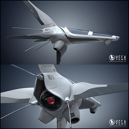 VEG-03宇宙飞船素材之家精选3D模型