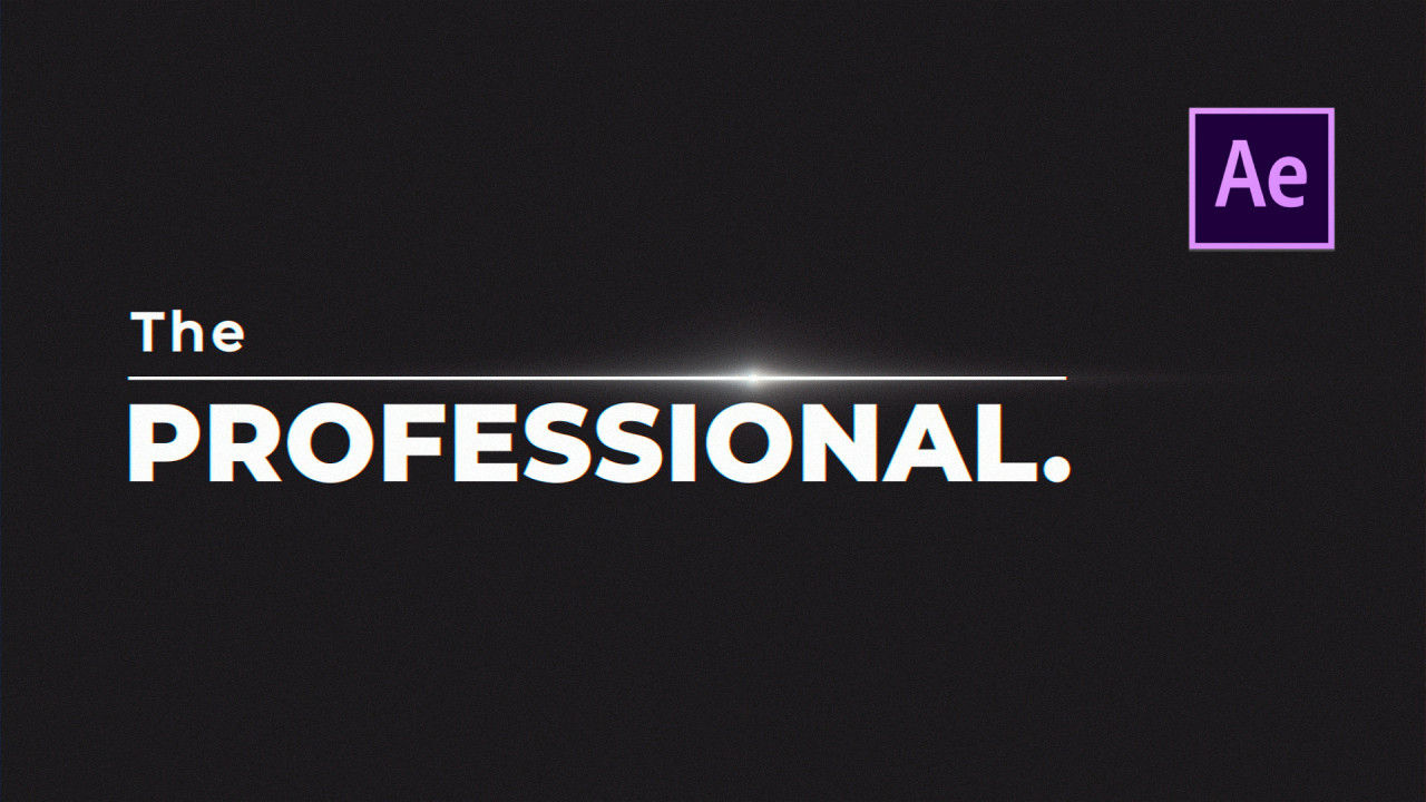 专业人士介绍素材库精选AE模板