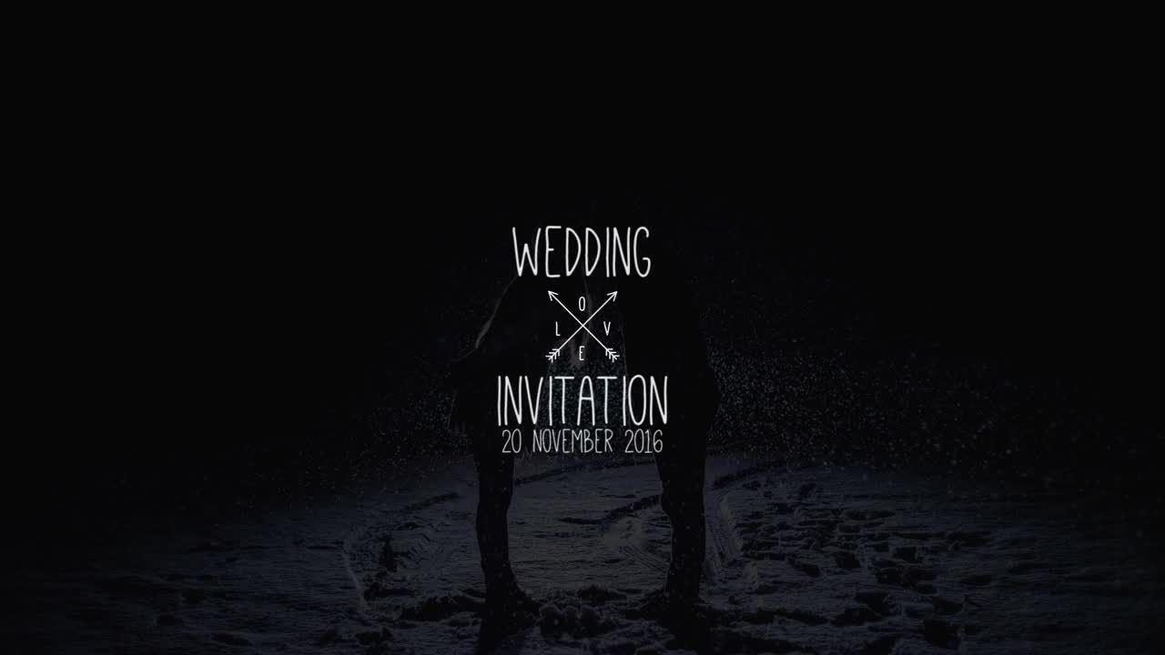 8个干净流畅婚礼标题动画PR模板