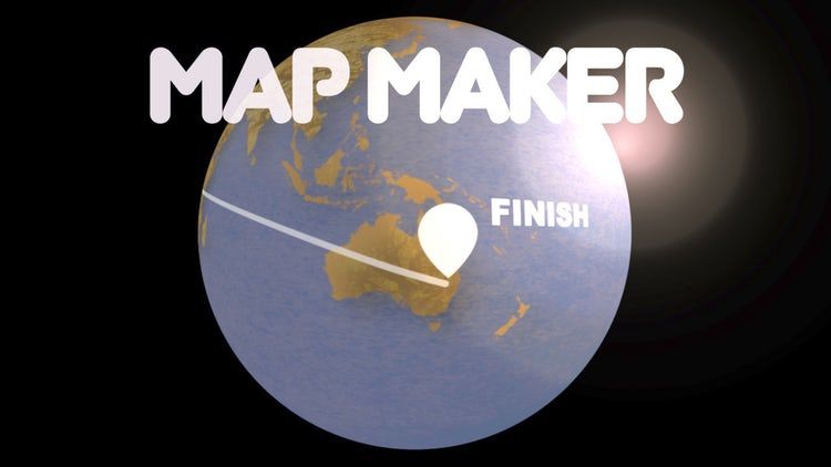 3D地球动画制作素材库网精选fcpx模板