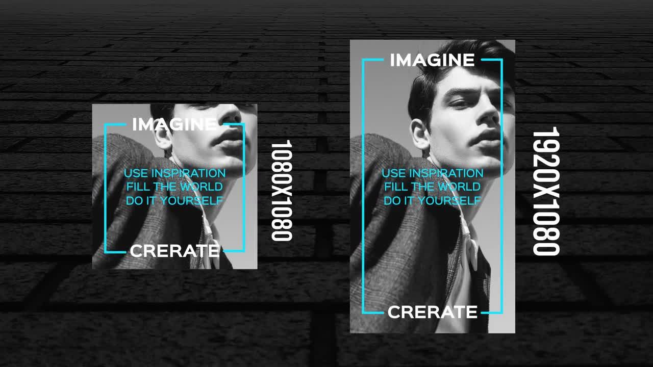 Instagram故事独特的素材库精选AE模板