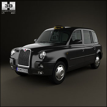 LTI TX4伦敦出租车素材之家精选3D模型