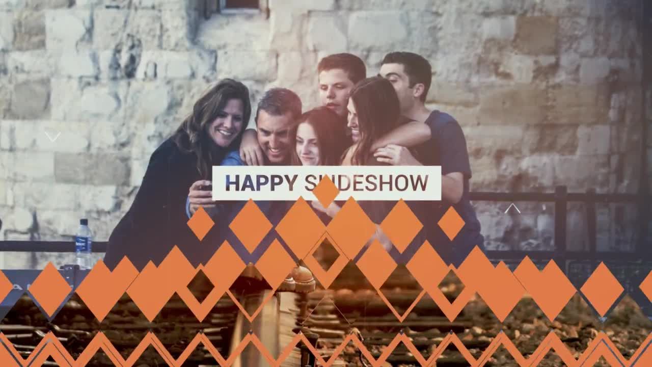 独特设计的快乐幻灯片素材库精选AE模板