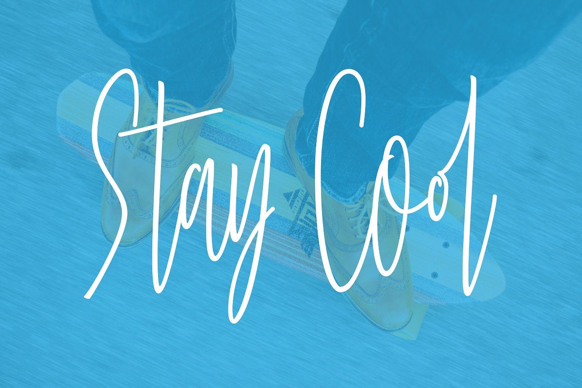 Stay Cool Font素材之家精选英文字体