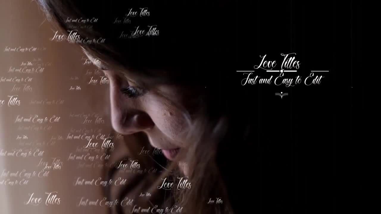 华丽的电视节目幻灯片可爱标题文本动画素材库精选AE模板