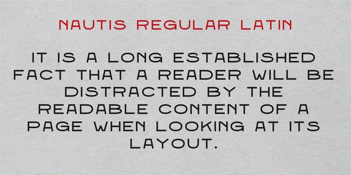 Nautis Font Family插图2