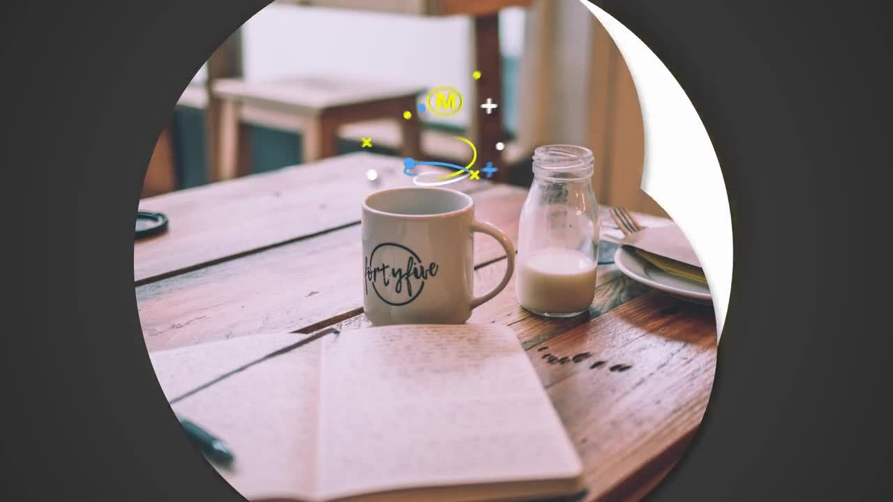 趣味明亮创意动形状图层展示徽标素材库精选AE模板