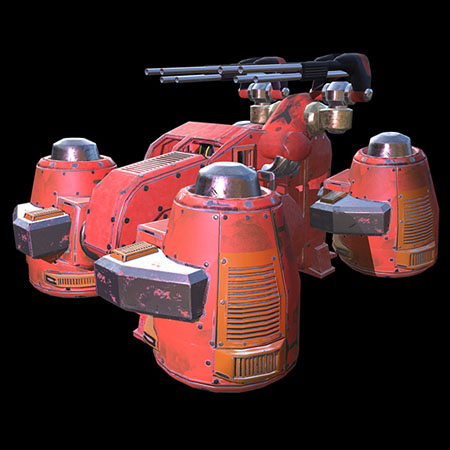 游戏科幻飞行器素材之家精选3D模型