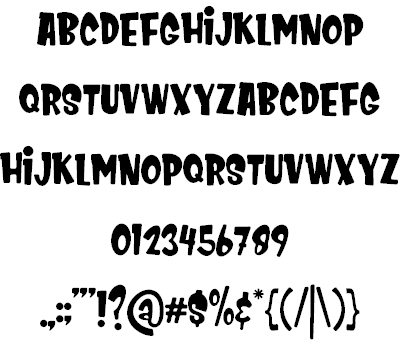 Kids Zone font插图5