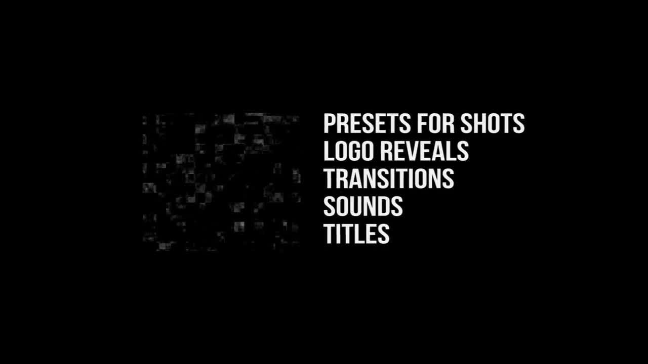 故障视频或标题动画毛刺效果素材库推荐PR模板