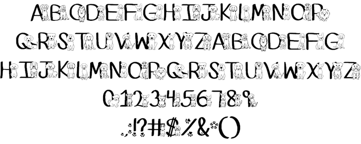 Ks Puppy Party font插图3 Ks Puppy Party font插图3