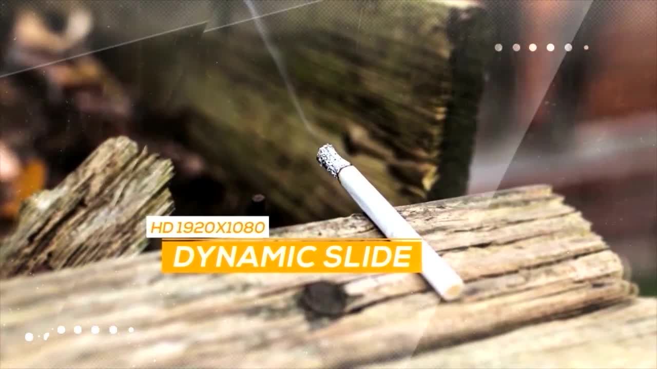 简洁幻灯片开场白动画素材库精选AE模板