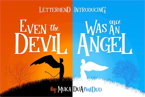 Mukadua font素材之家精选英文字体