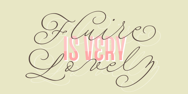 Fluire Font Family插图3