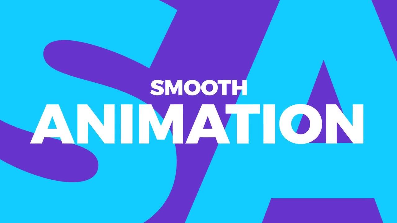 彩色背景动态开场素材库精选AE模板