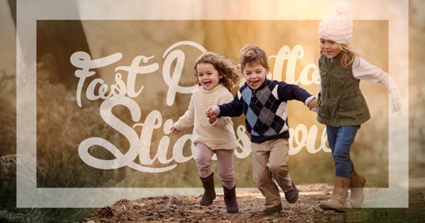 旋转动画特效电子幻灯片视频素材库精选AE模板 Fast Parallax Slideshow