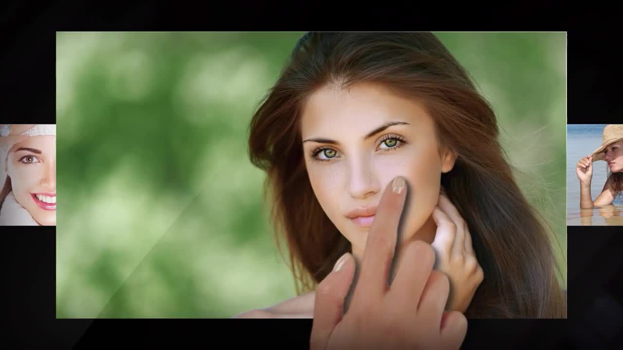 触摸屏文本显示动画素材库精选AE模板