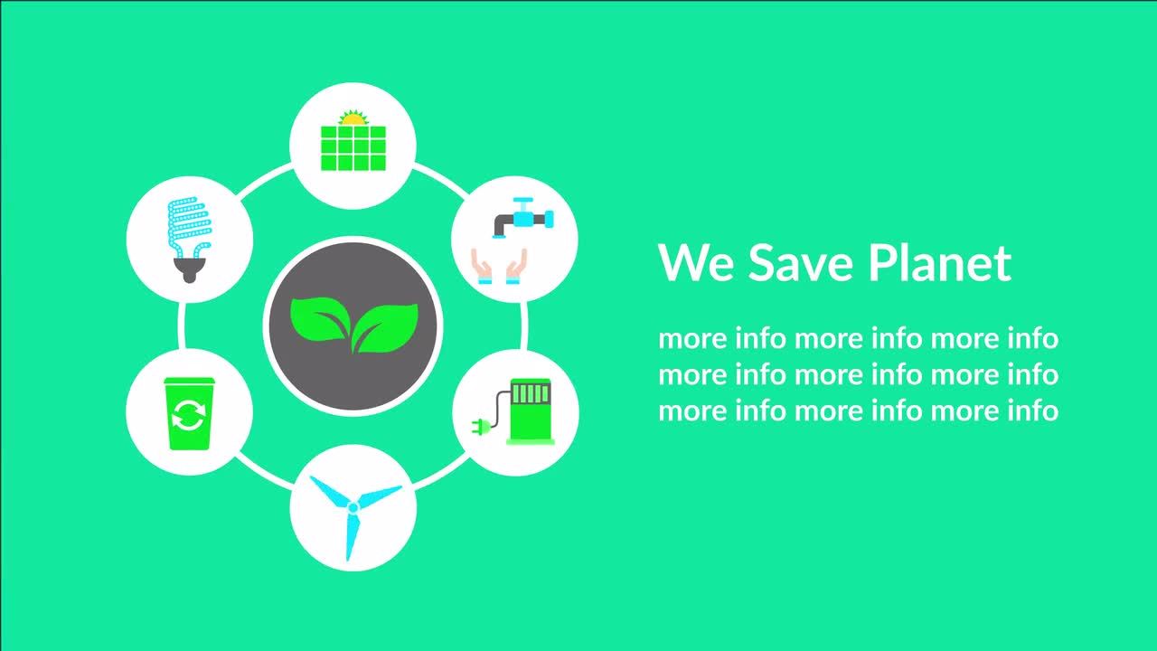 在线商店促销概念图标包02素材库精选AE模板