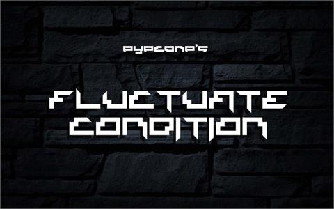 Fluctuate Condition font素材之家精选英文字体