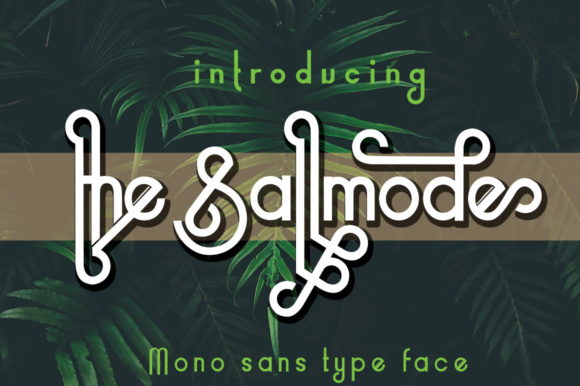 The Sallmode Font素材之家精选英文字体