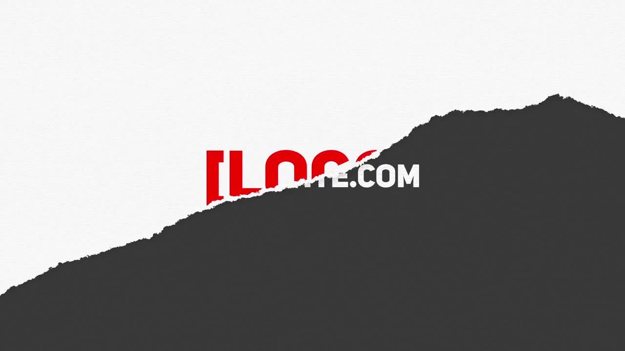 具有动态动画的铅笔线徽标展示素材库精选AE模板