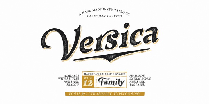 Versica Family素材之家精选英文字体