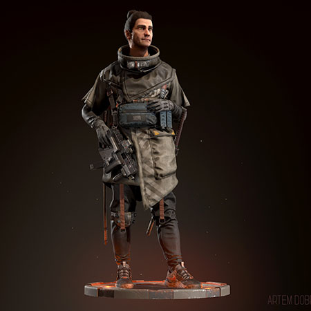 科技士兵游戏角色人物素材之家精选3D模型