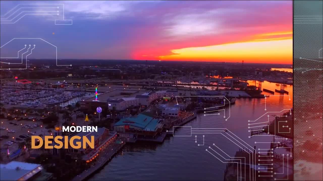 城市极限运动动态幻灯片开场白素材库精选AE模板