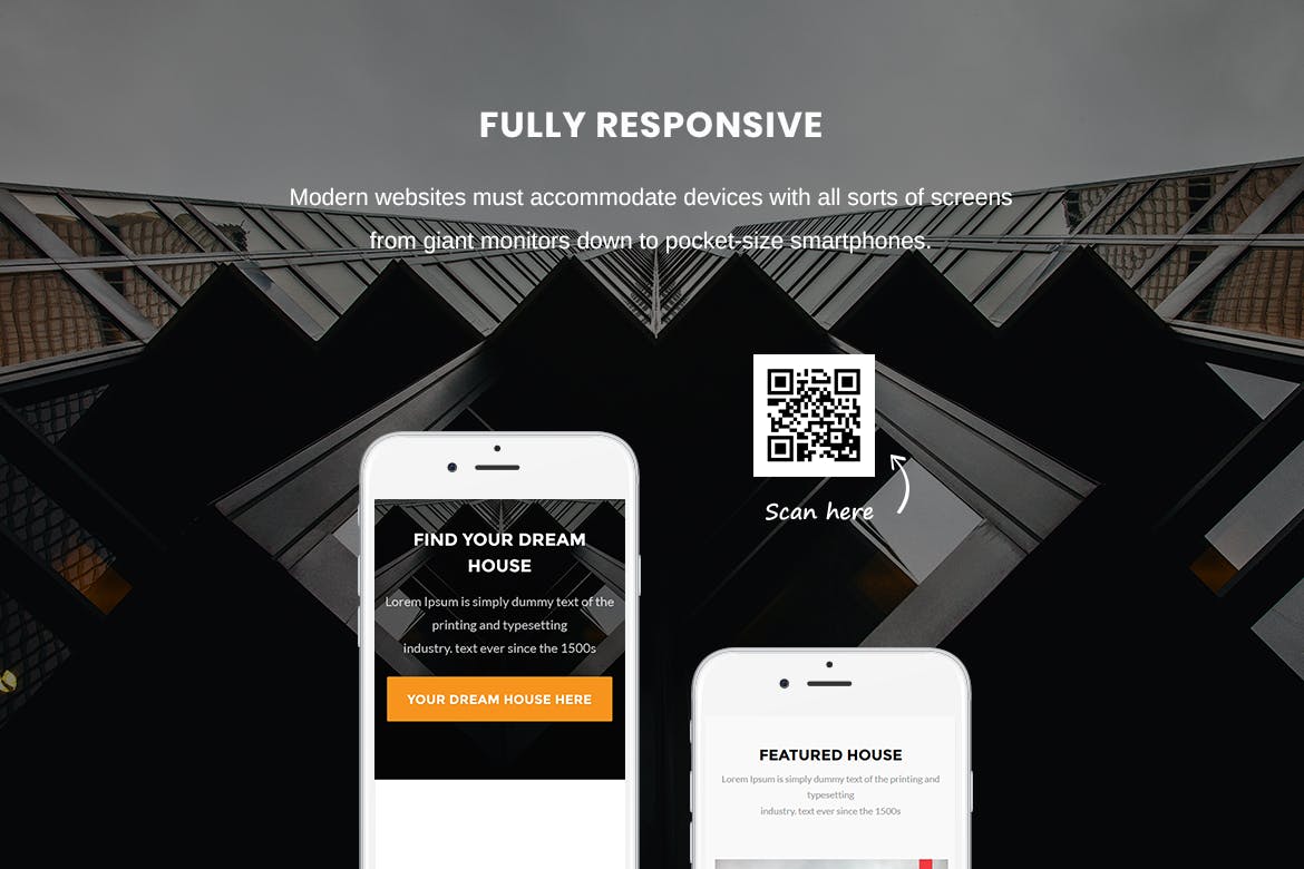 房产中介/销售网站HTML着陆页模板素材库精选 Homely – Real Estate Landing Page插图(2)