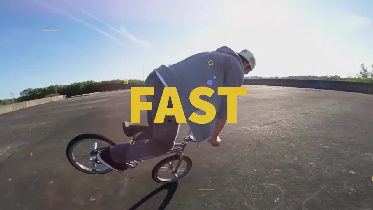 充满活力的体育运动片头素材库推荐PR模板