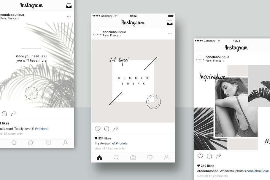 时尚生活主题社交媒体贴图模板素材库精选 Lifestyle Social Media Pack • Íma插图(4)