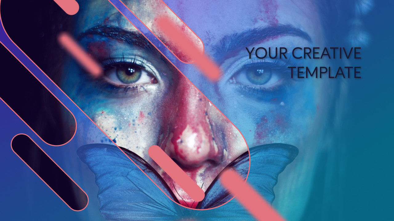 明亮丰富多彩创意的宣传介绍幻灯片素材库精选AE模板