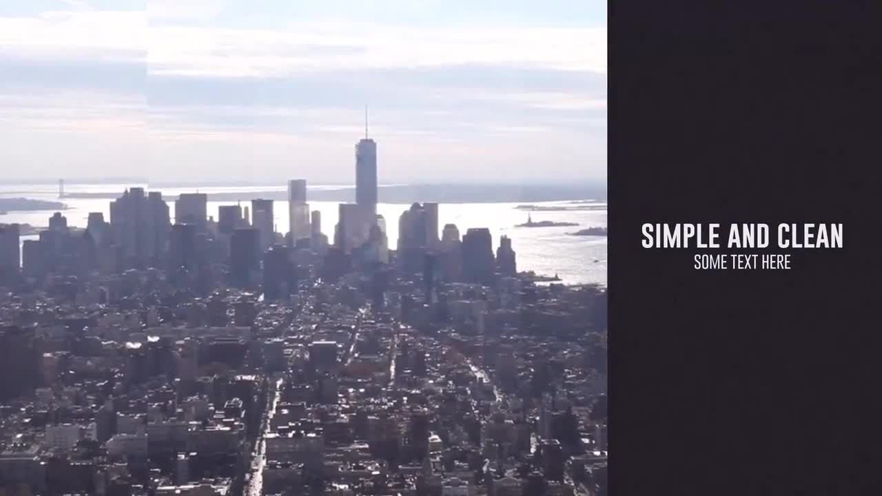 简单的通用幻灯片素材库精选AE模板