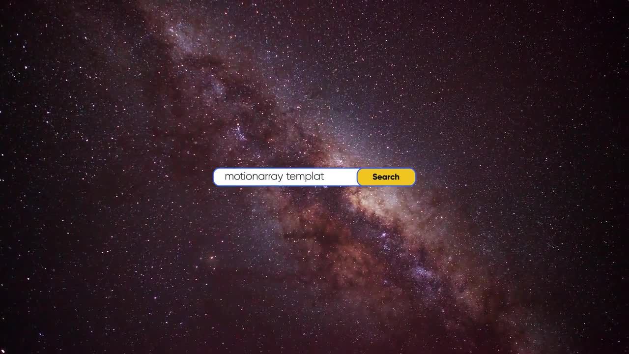 简洁动态媒体网站搜索logo特效素材库精选AE模板