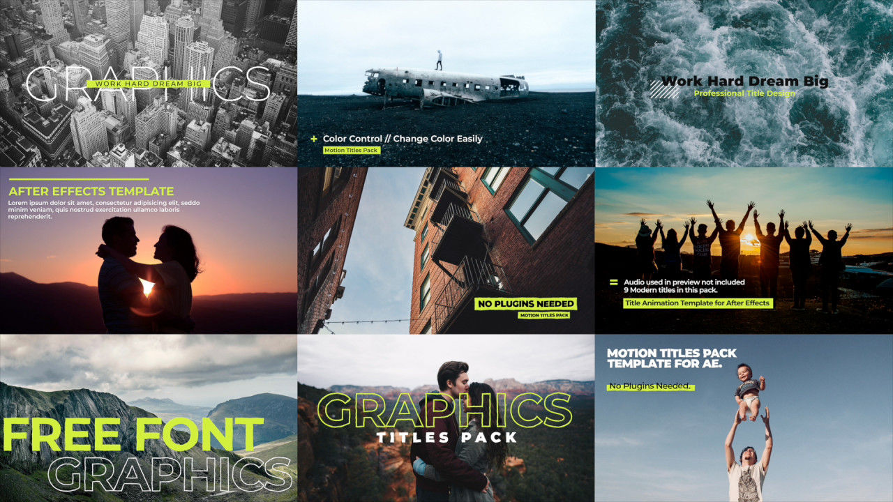 时尚现代版《第四集》标题动画素材库精选AE模板