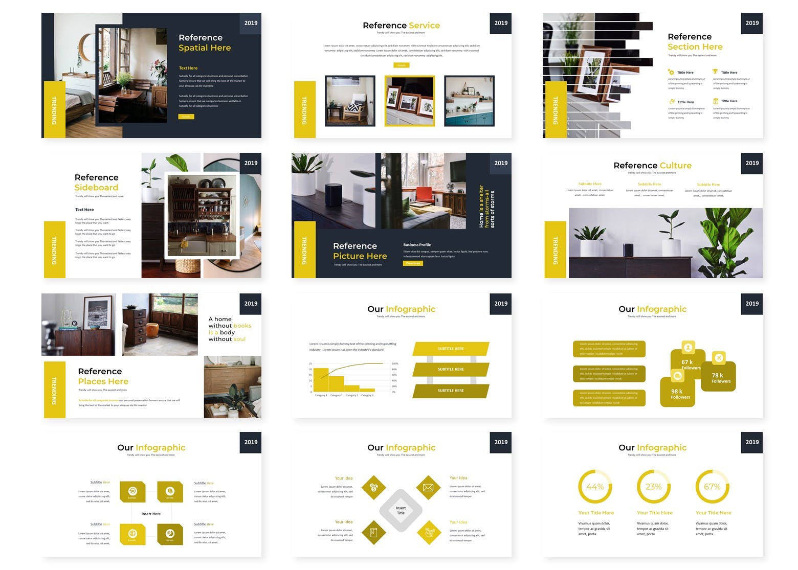 室内设计PPT幻灯片设计模板下载 Spender – Powerpoint Template插图(2)