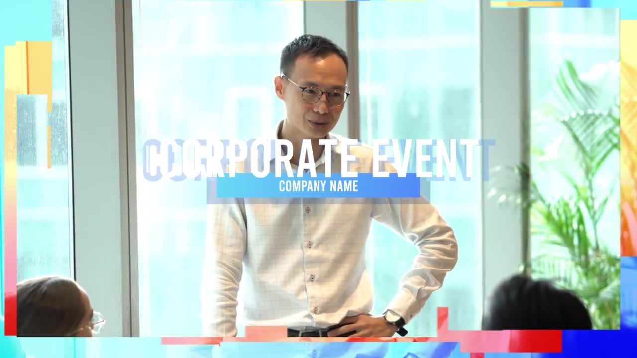 色彩缤纷的Event Promo动态幻灯片素材库精选AE模板