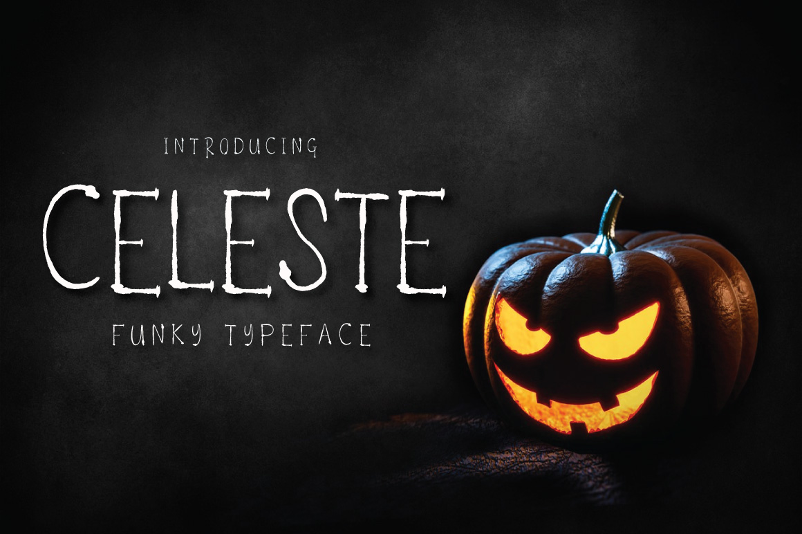 Celeste – Funky TypefaceRegular Font素材之家精选英文字体