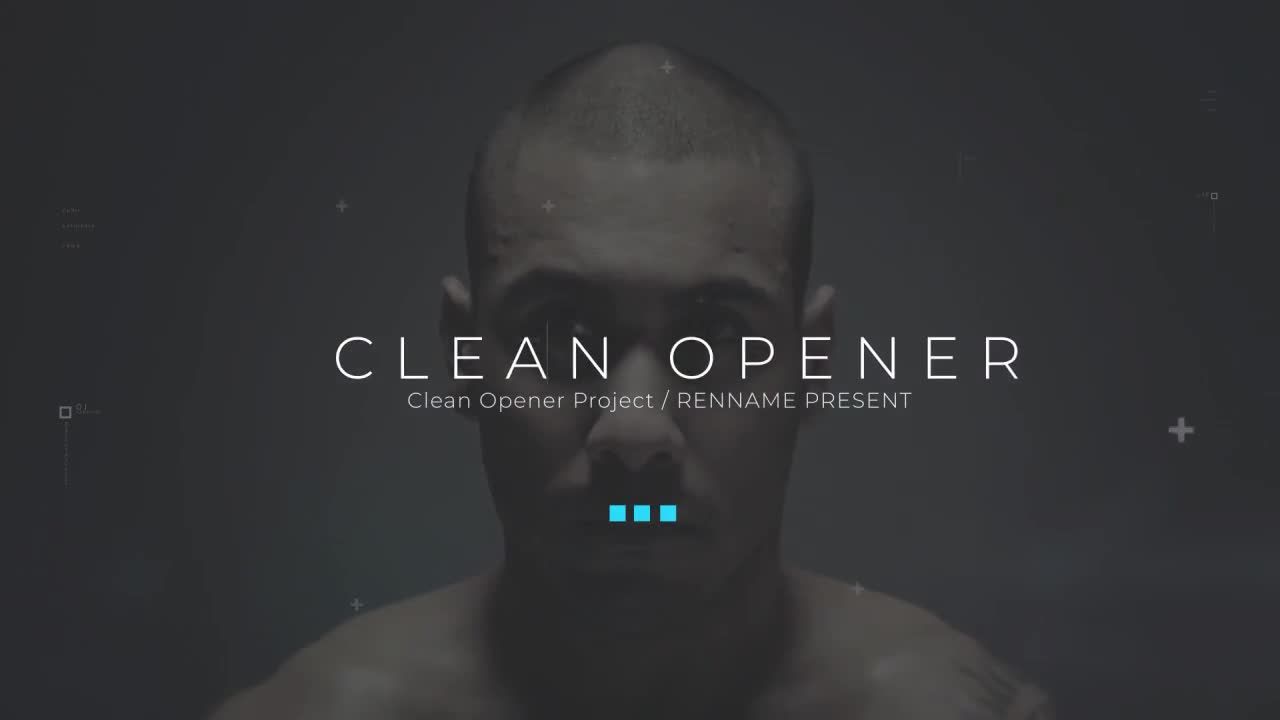 优雅简约的AE过渡幻灯片素材