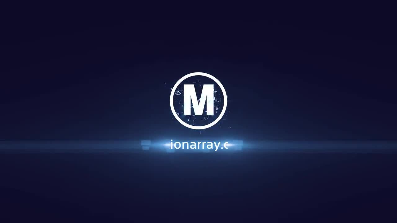 闪烁的丛徽标素材库精选AE模板