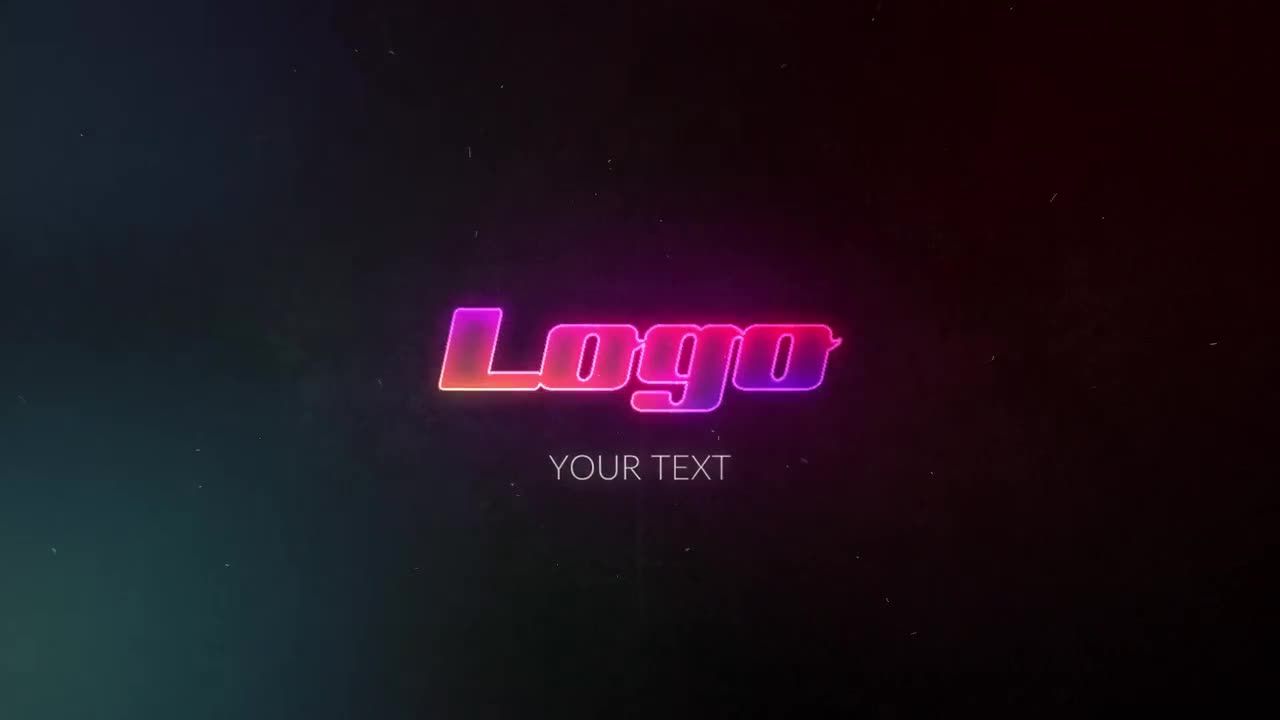 2个Logo文本动画素材库精选AE模板