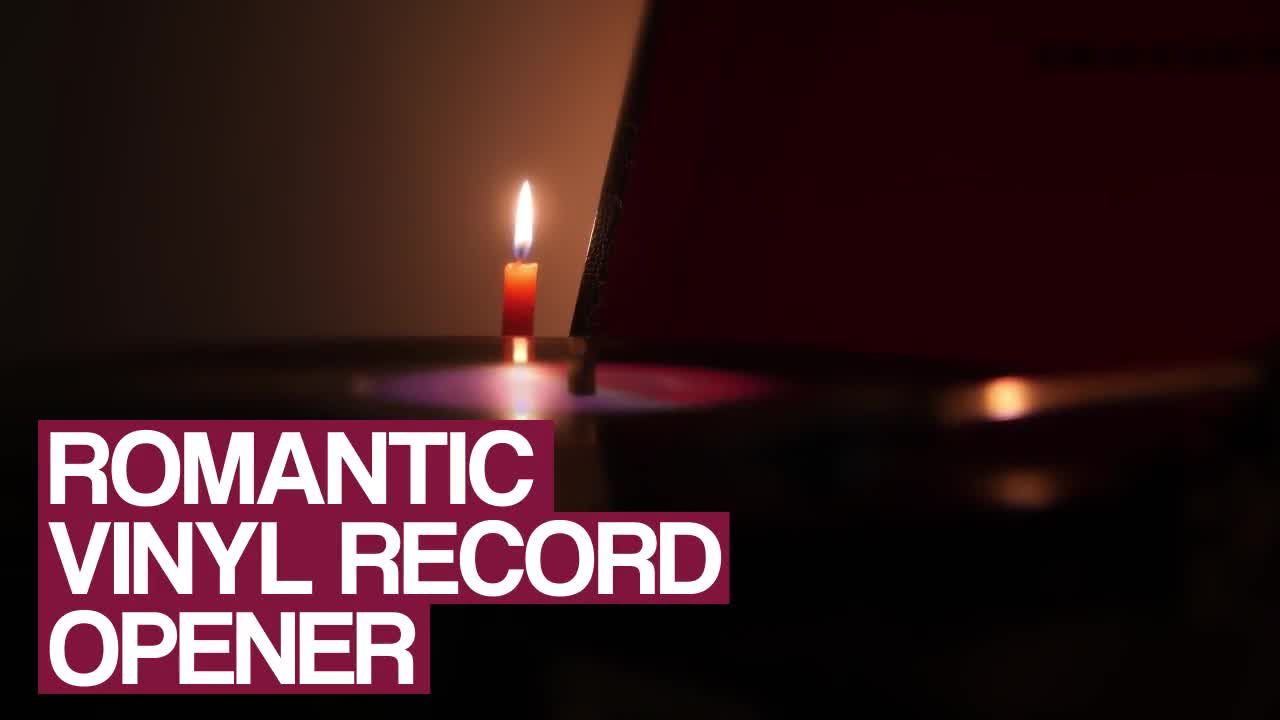 浪漫的乙烯基开场白素材库精选AE模板