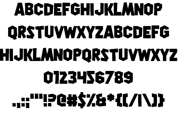 Squirk font插图1 Squirk font插图1