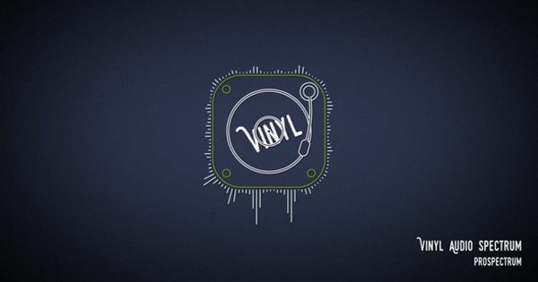 留声机动画音频可视化动态特效素材库精选AE模板 Vinyl Audio Spectrum